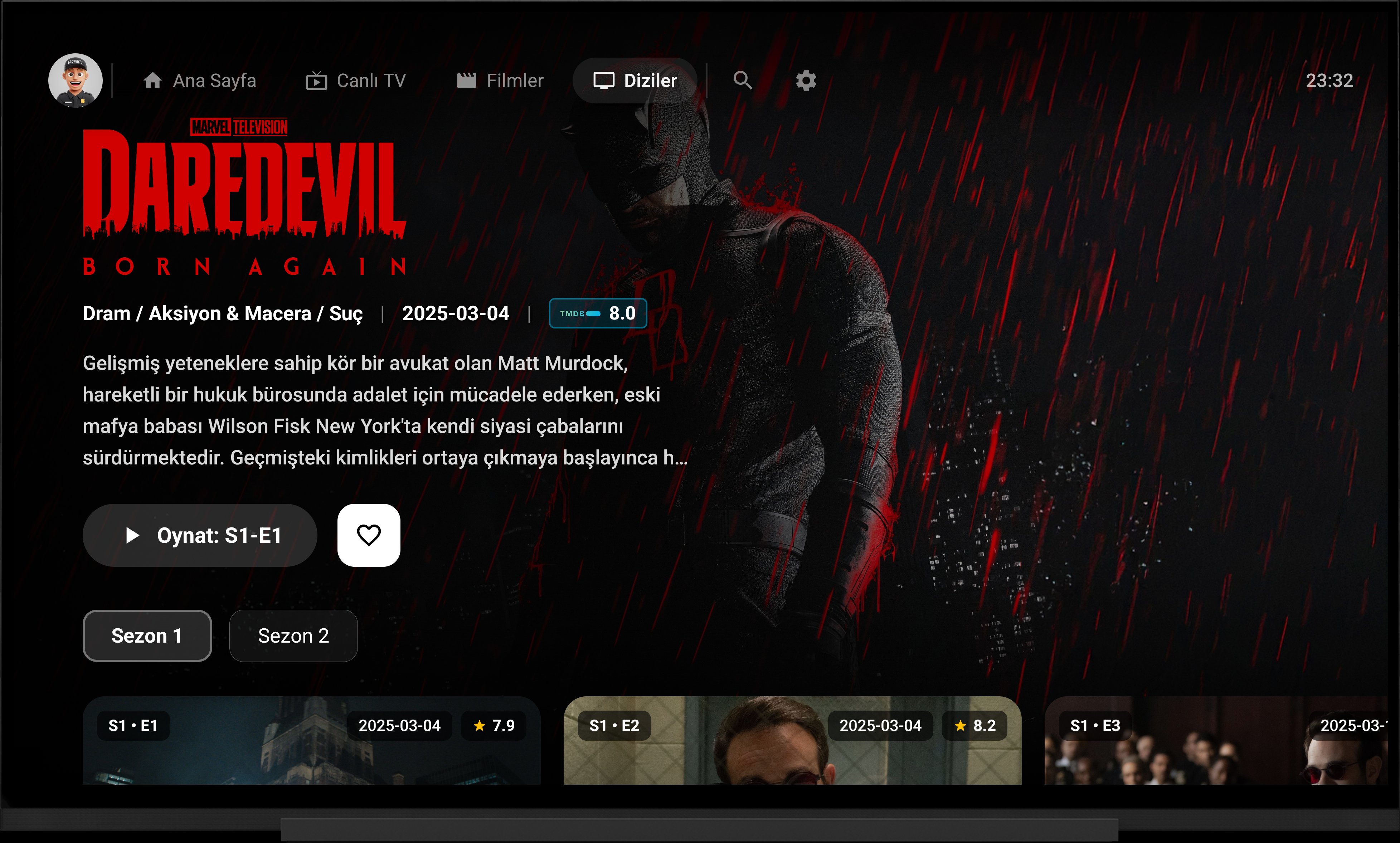 NexaTv Dizi Detay - Android TV IPTV Player